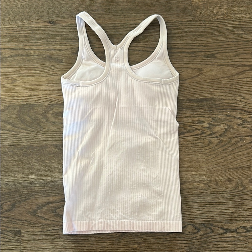 LIGHT PINK LULU-LEMON TANK